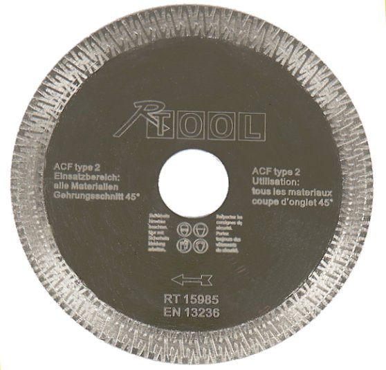 rtool, disque de coupe; disque Lame de diamant; Le Pic1