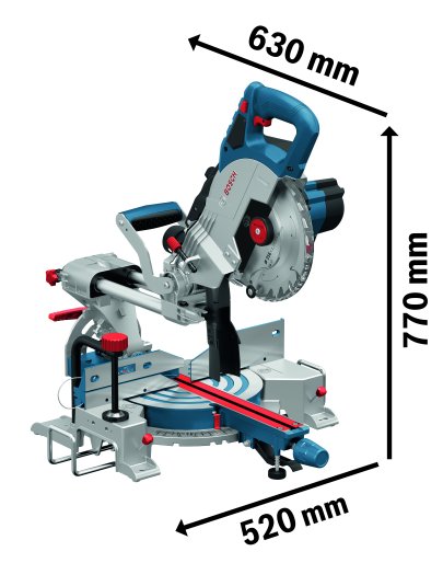 Rippsäge, Gehrungssäge, Sägen, Bosch GCM 18V-216 s Pic2